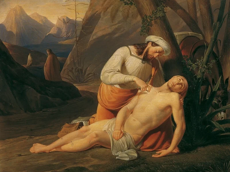 1796-Erasmus Engert - Parabola del buon samaritano
